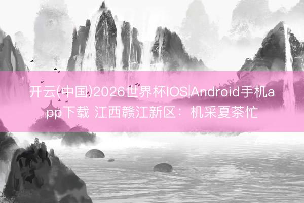 开云(中国)2026世界杯IOS|Android手机app下载 江西赣江新区：机采夏茶忙